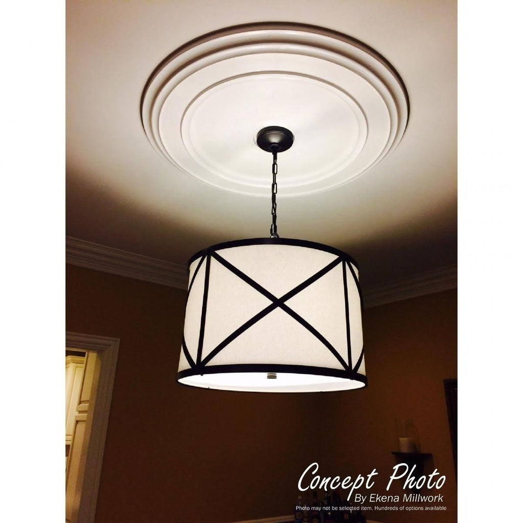 51 1/8x22OD x 3 5/8x22ID x 1 1/2x22P Ceiling Medallion Brushed Mahog A781