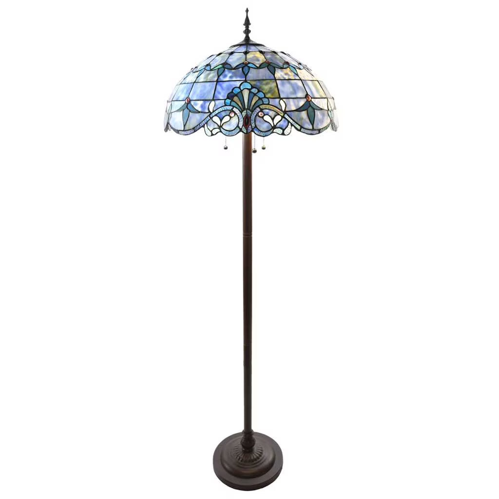 Stained Glass Floor Lamp D487
