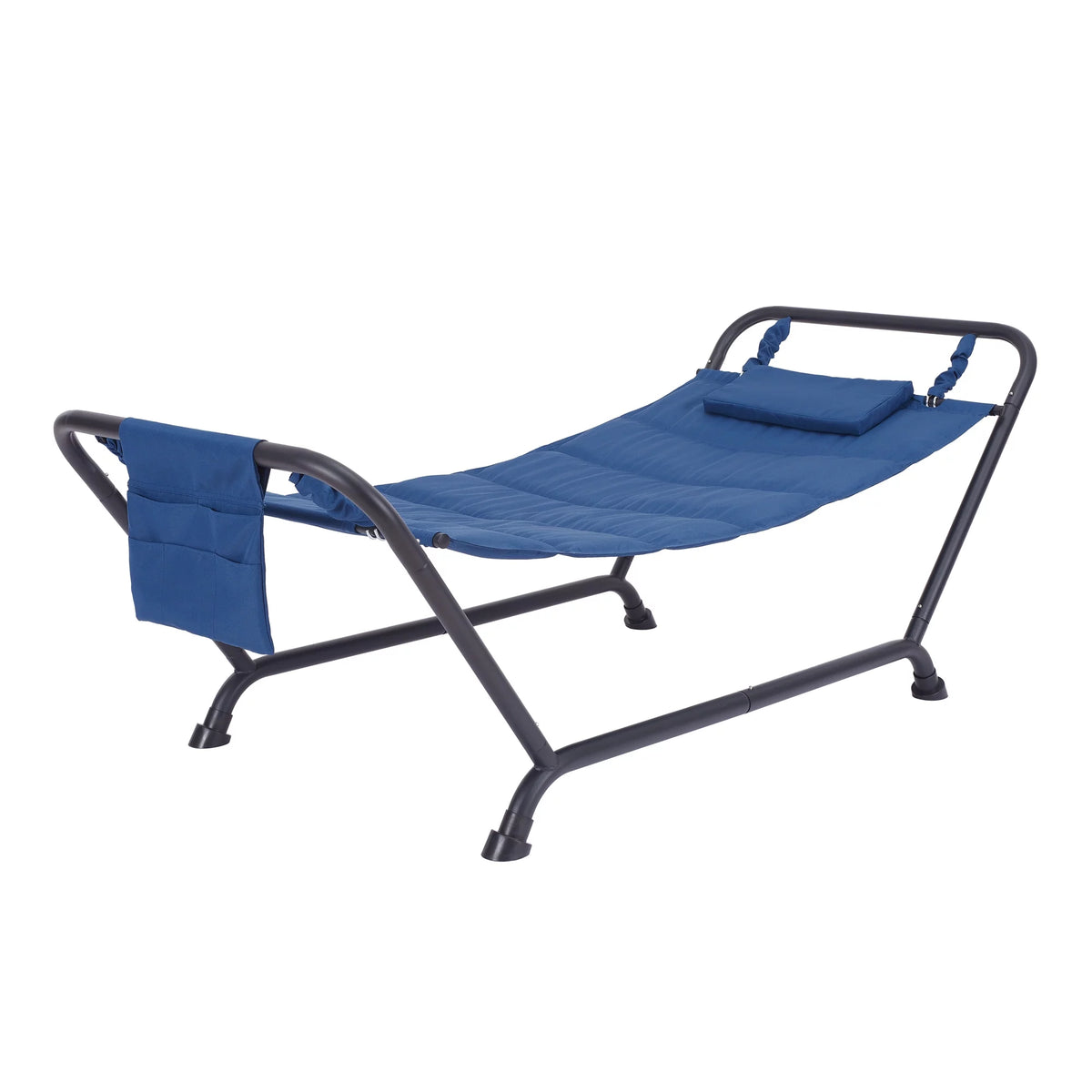 Polyester Hammock with Stand and Pillow W56775