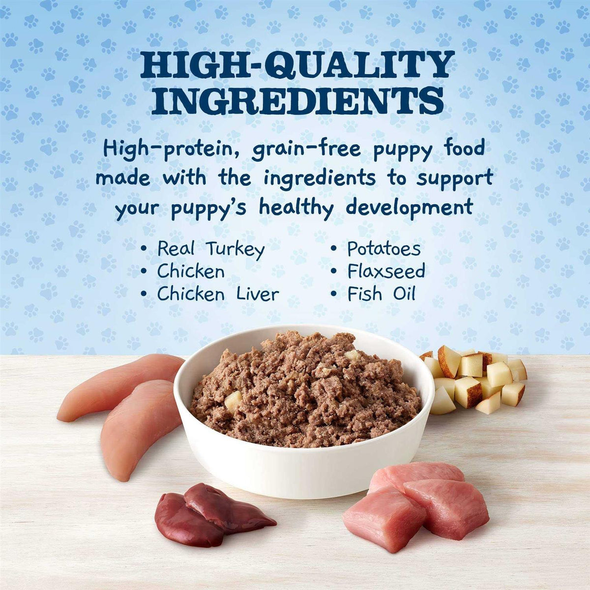 High Protein Grain-Free Turkey & Potato Recipe Puppy Wet Food G574446