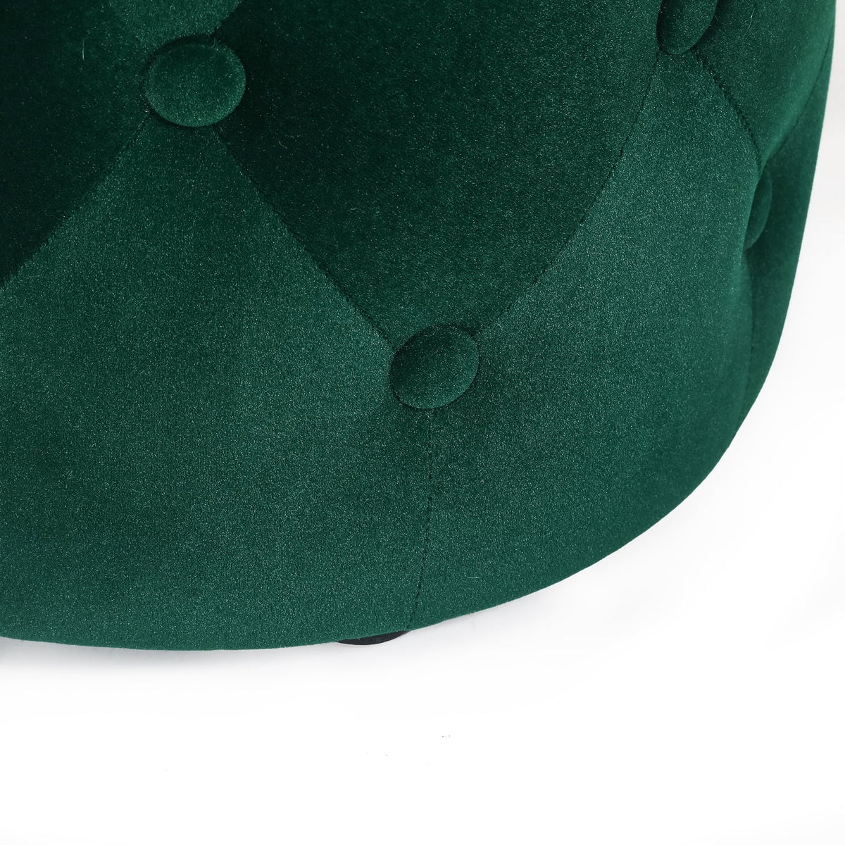 Round Velvet Ottoman H2879