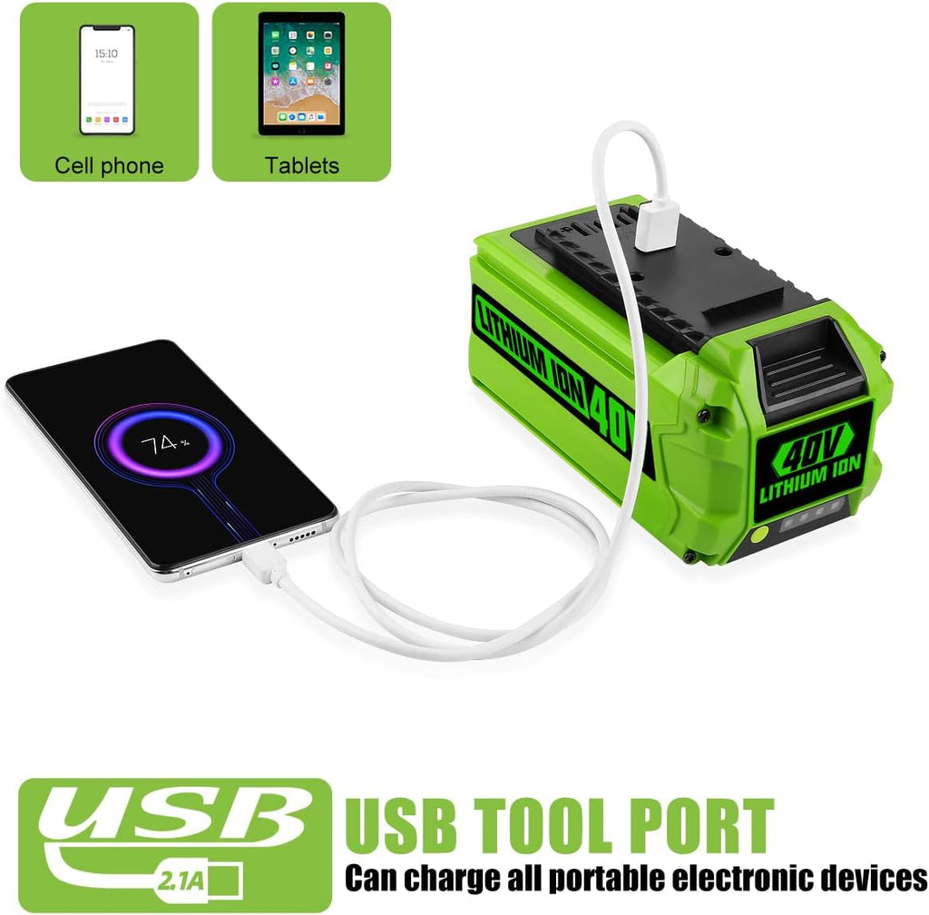 40V 6.0Ah Battery Pack of 2 G5359