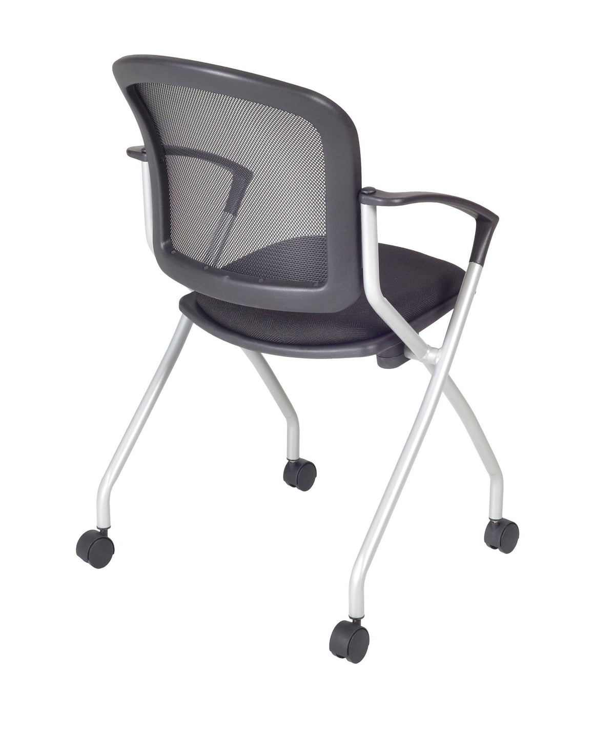 Mocha Walnut Training Table and 2 Nesting Chairs Z36324