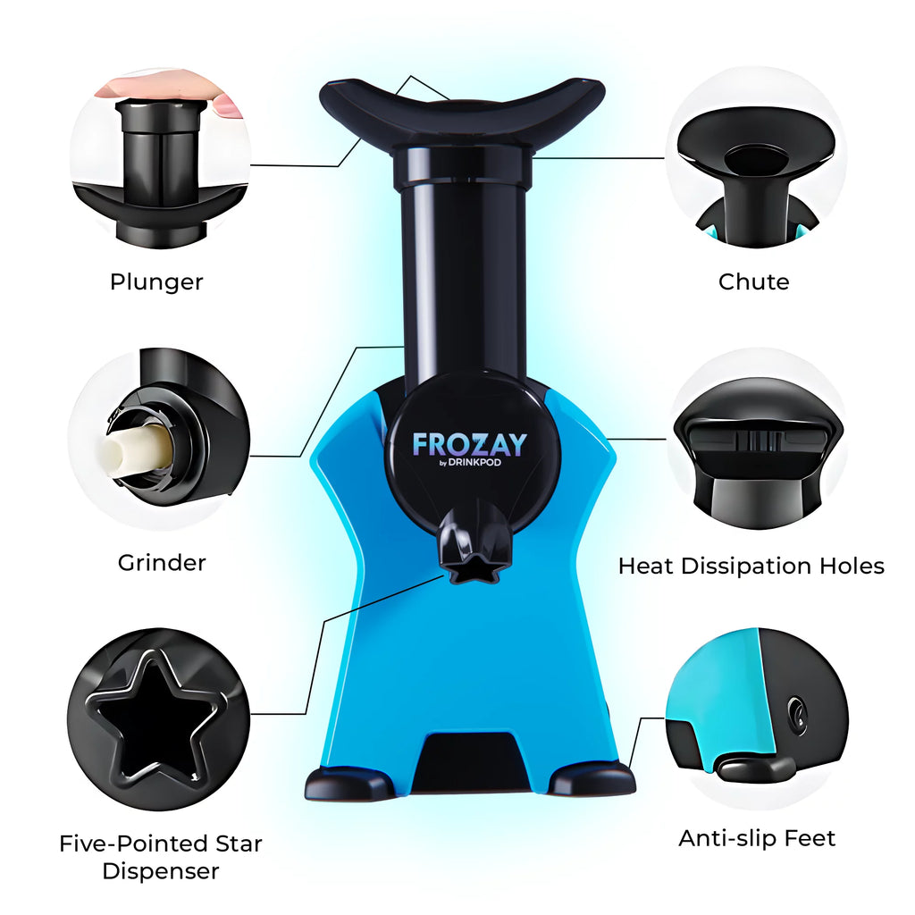 Dairy-Free Vegan Frozen Fruit Ice Cream & Dessert Maker X141