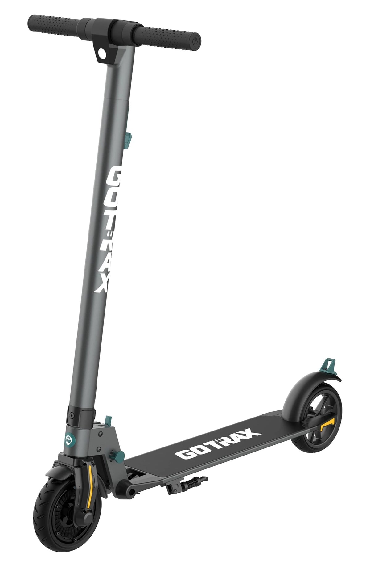 Foldable Electric Scooter with 6 Tires, 200W 12mph, Gray M1311