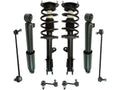 Shock Strut Coil Spring Sway Bar Link Kit 8 Piece D9692