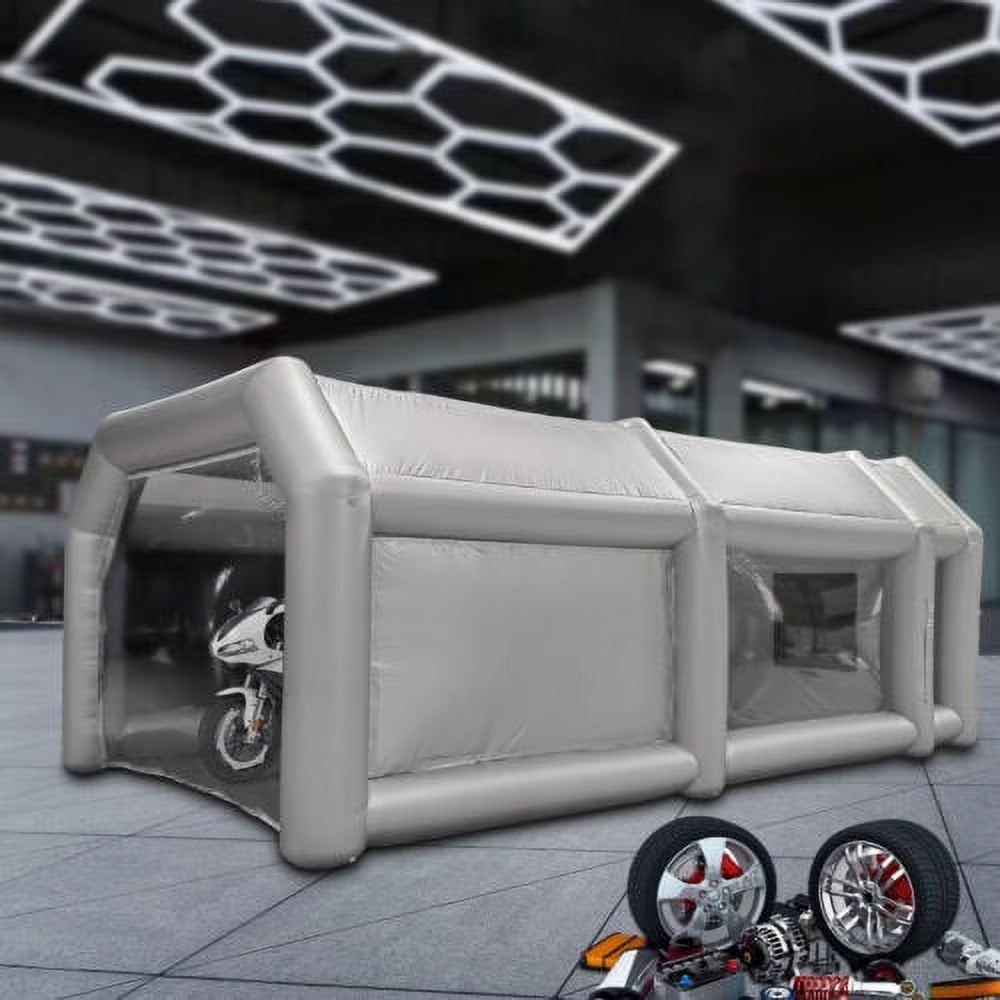 Inflatable Paint Spray Booth Work Tent with Filter System 26*15*10 Ft T988
