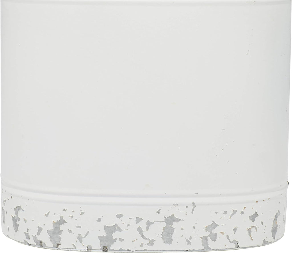 White Decorative Milk Can Pack of 2 S503252
