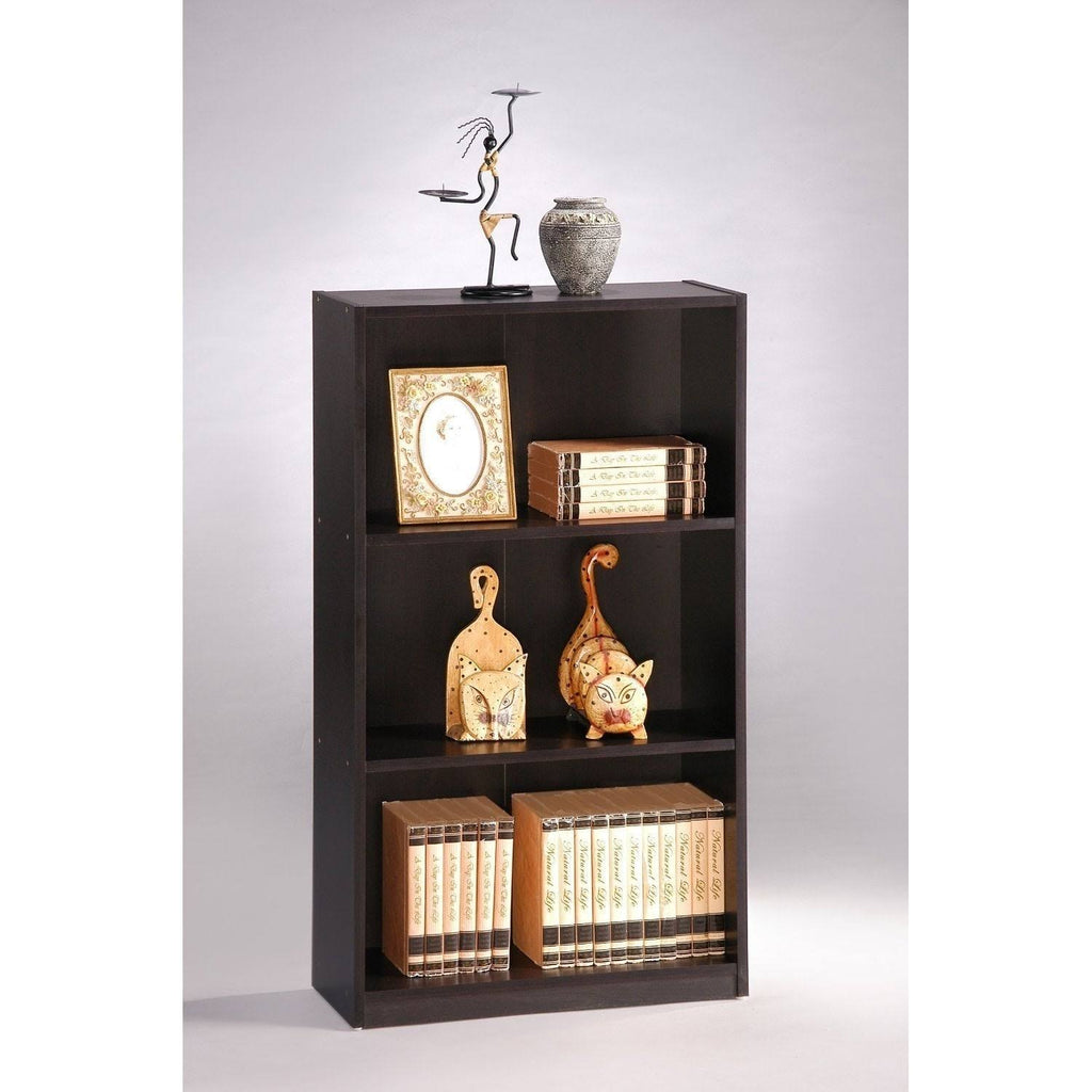 Espresso 3-Tier Bookcase Storage Shelves H510875