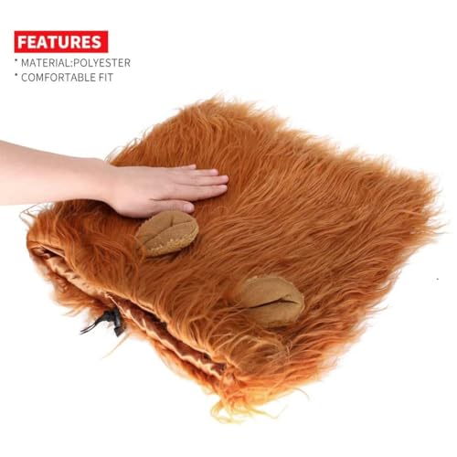 Dog Lion Mane Headwear F6405