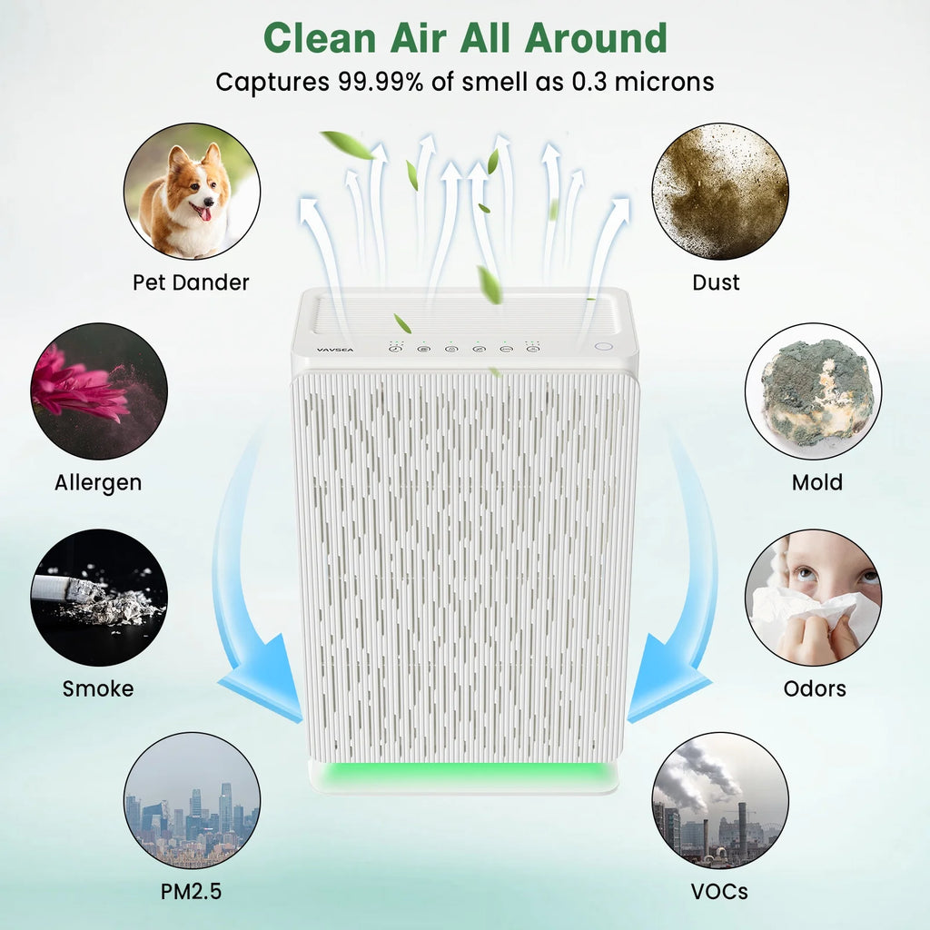 H13 True HEPA Air Purifier for Large Room J841