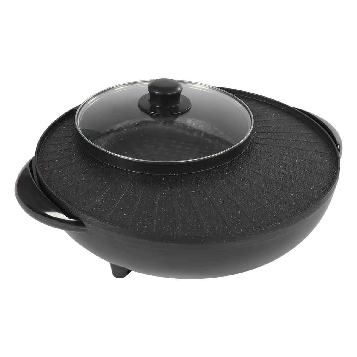 Portable Circular Hotpot Grill Combo Nonstick L17624