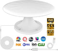 White 720° Omni Directional Digital HD TV Antenna with 35ft Cable Y47376