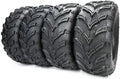 Set of 4 All Terrain ATV UTV Tires 25x8-12 Front 25x10-12 Rear 6PR U7692