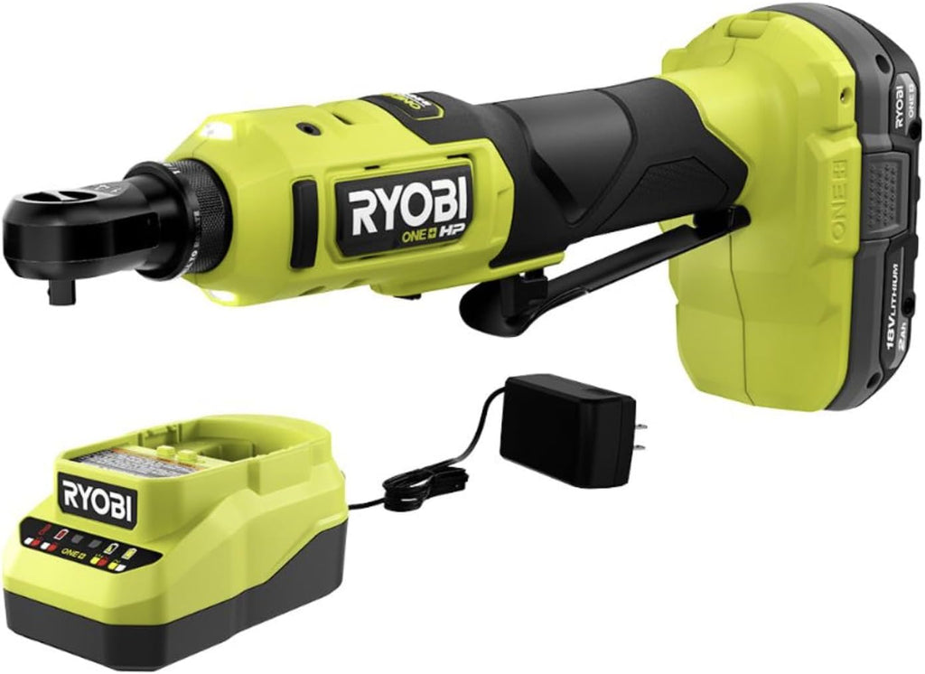 18V 1/4" Brushless Cordless Compact Electric Ratchet Kit with 2.0Ah Lithium Battery and Charger W51967