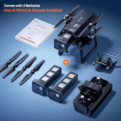 6K UHD Camera Drone with 3-Axis Brushless Gimbal and GPS Smart Control K201608