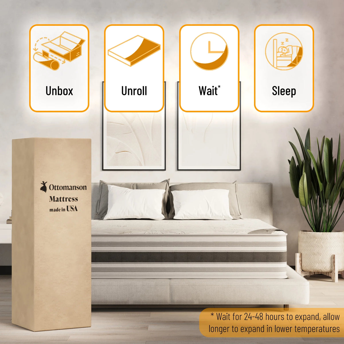 Queen Hybrid Mattress in a Box J99012
