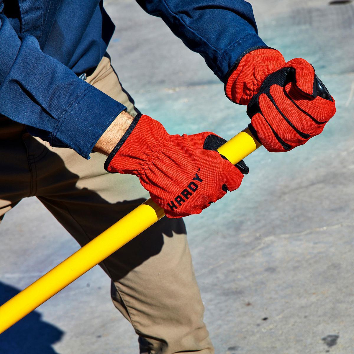 Synthetic Leather Utility Gloves, 2-Pair, Large Q839969