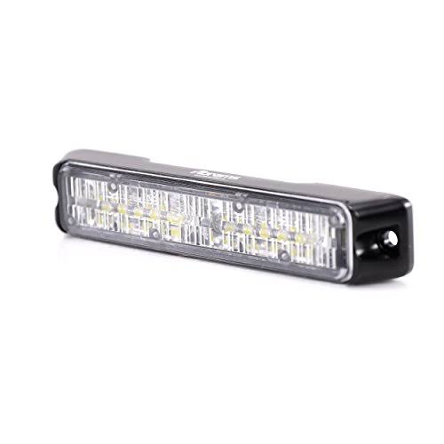 White 36W 12 LED Emergency Vehicle Grille Light M838