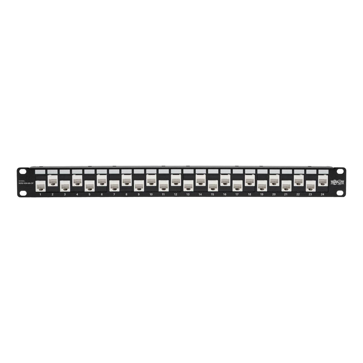 24-Port Cat6a Cat6 Cat5e Patch Panel A933