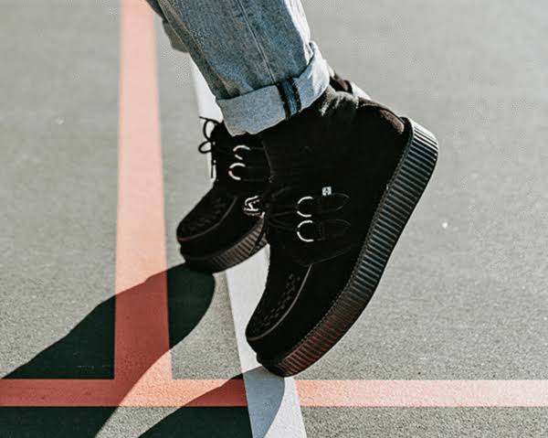 Black Suede Low Creeper W66547