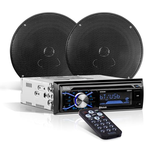 Single Din Bluetooth Car Stereo with 6.5 Inch 2 Way Speakers P595