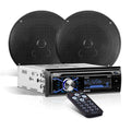 Single Din Bluetooth Car Stereo with 6.5 Inch 2 Way Speakers P595