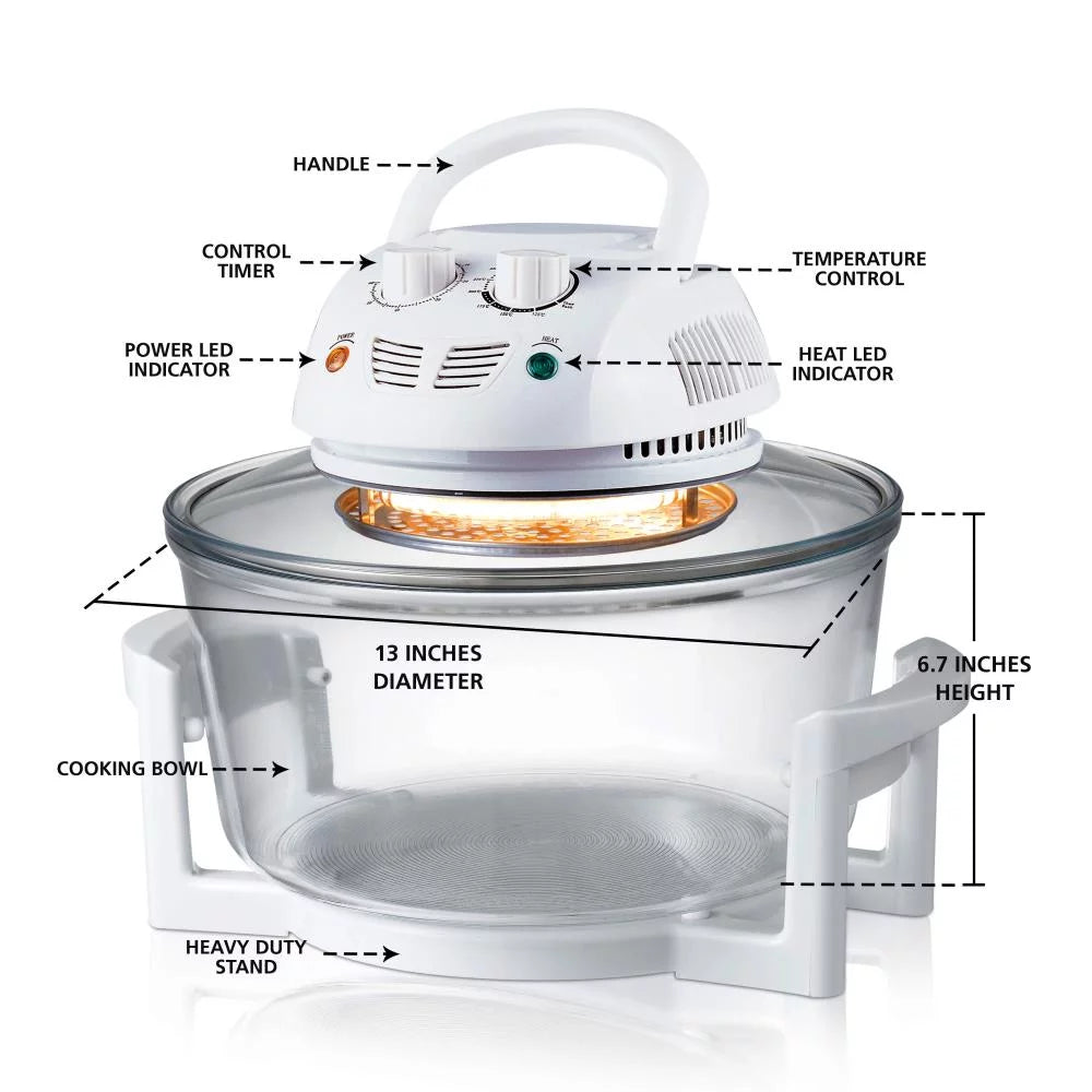 Halogen Oven Air-fryer Infrared Convection Cooker T667