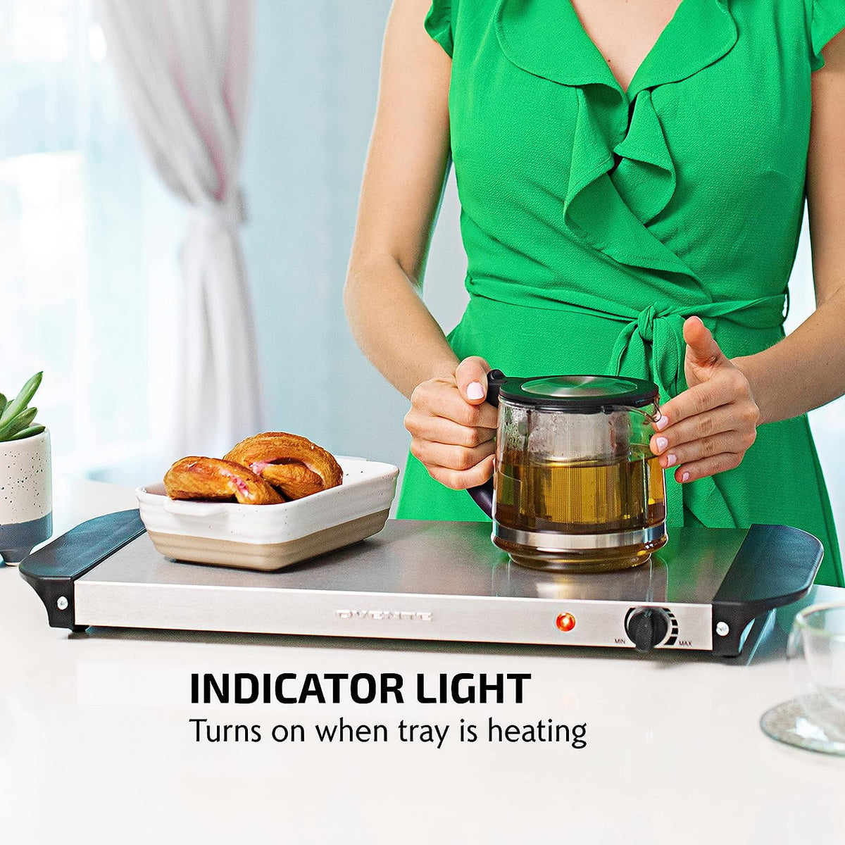 Silver Electric Warming Tray T44010