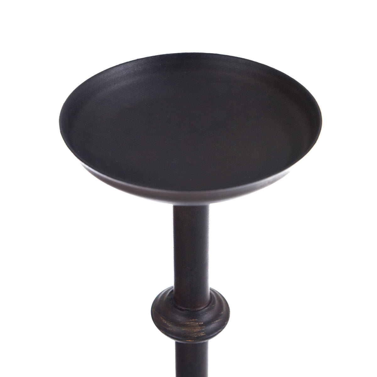 Dark Bronze Brass Metal Candle Holder D980817