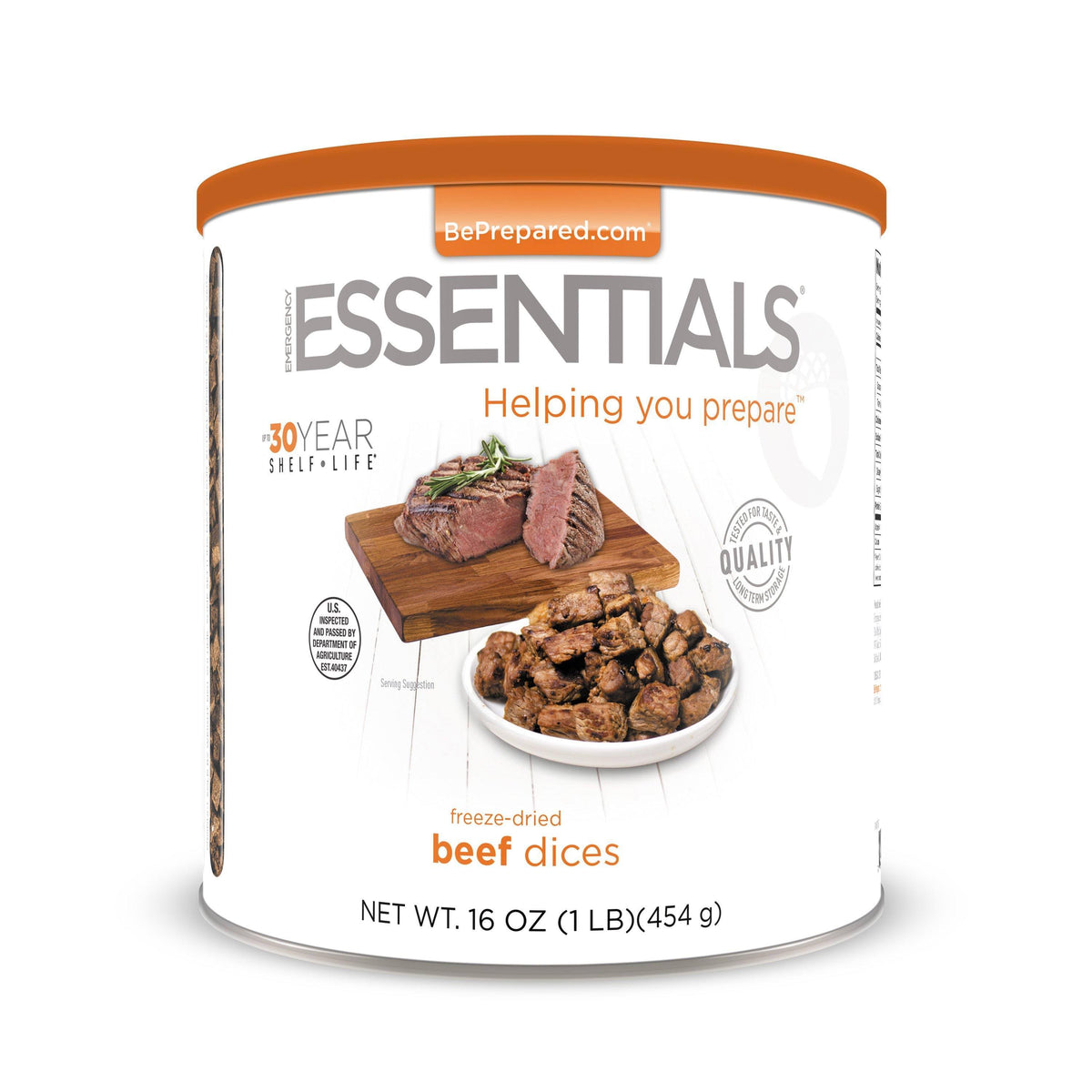 Freeze-Dried Beef Dices (Cooked) Large Can C65496
