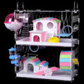 Large Hamster Cage with Crossover Tubes Tunnels P318