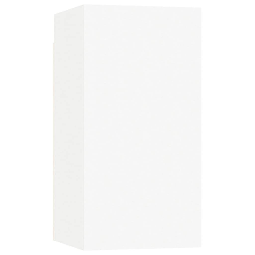 White and Sonoma Oak Chipboard TV Cabinet H8275