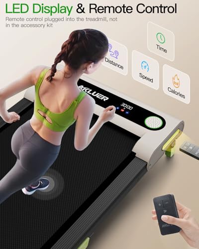 2.5 HP Under Desk Treadmill with Remote Control and LED Display K96131