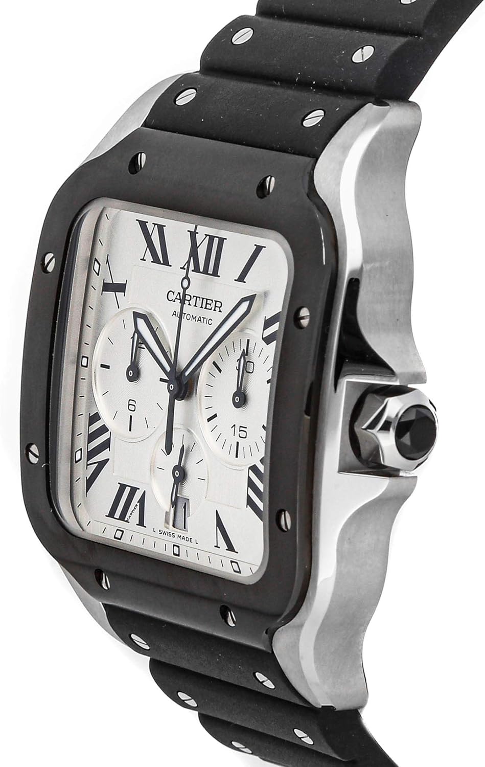Silver Dial Chronograph Men's Watch D5424