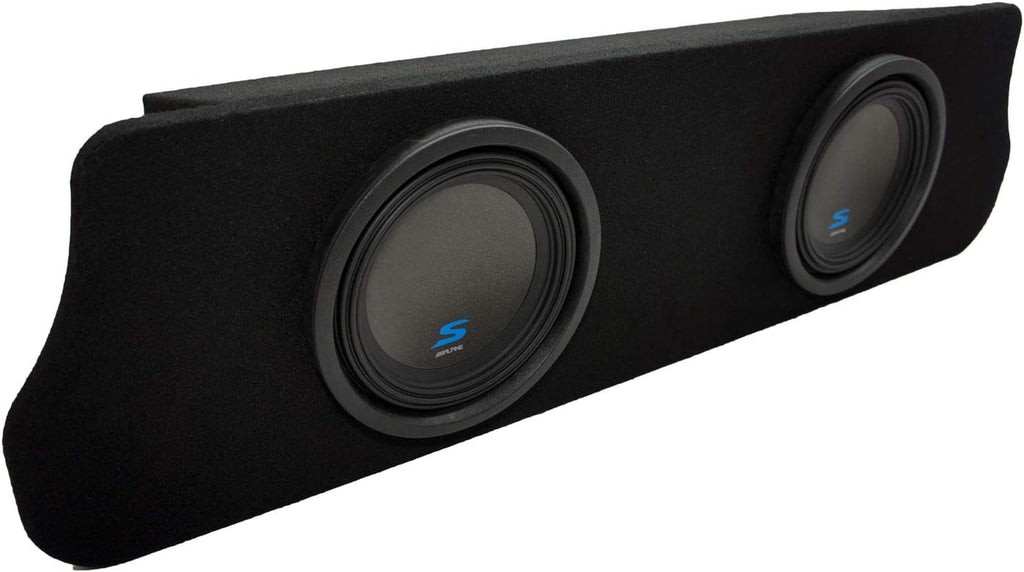 Compatible with 1994-2004 Ford Mustang Coupe Dual 10 Subwoofer Box Enclosure M988108