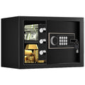 1.0 Cubic Feet Fireproof Waterproof Digital Safe with Keypad Lock and Removable Shelf Z5866