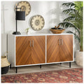 58x22 Modern Wood Buffet Storage Cabinet S2326
