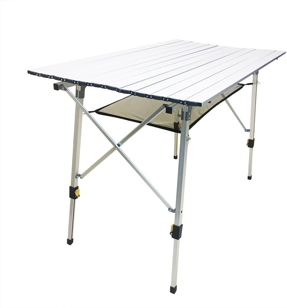 Height Adjustable Aluminum Folding Camping Table O399