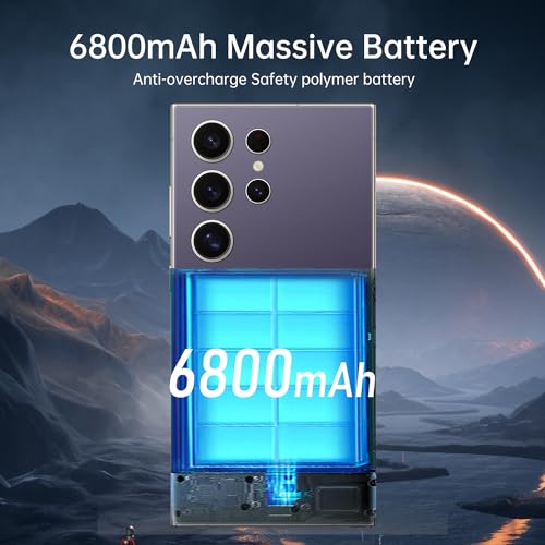 6.8" HD+ Display 48+108MP Zoom Camera 6800mAh Dual SIM 5G Smartphone Q3538