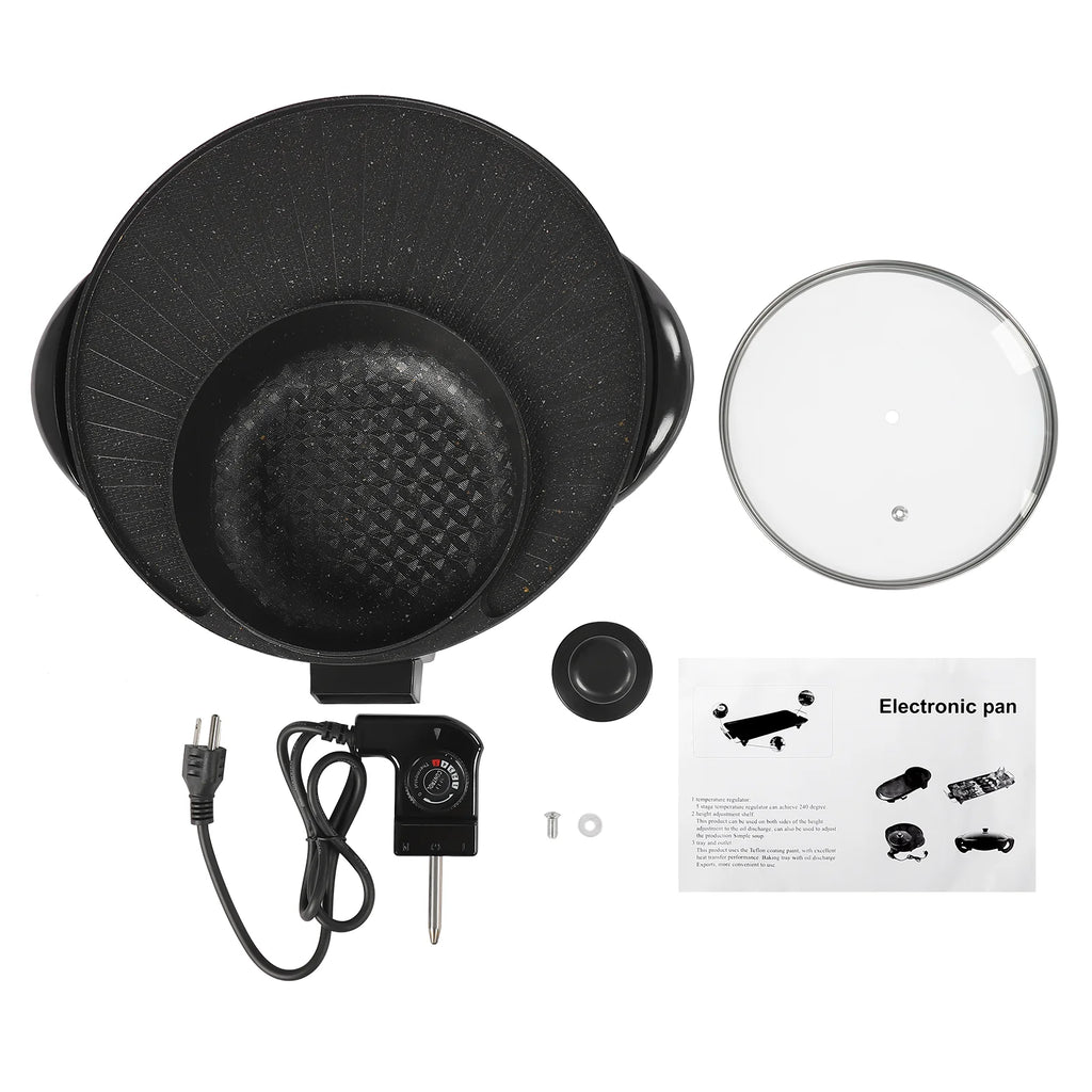 Portable Circular Hotpot Grill Combo Nonstick L17624