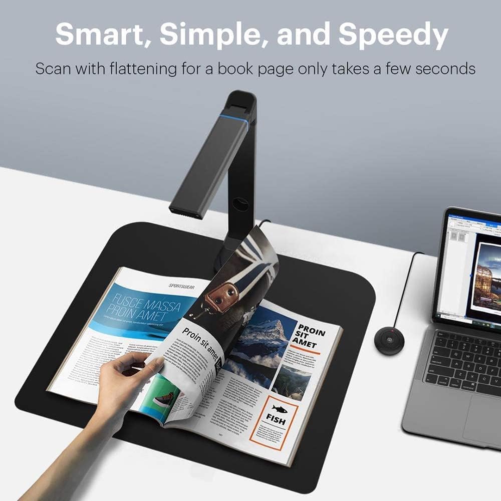 A3 Size Foldable Portable HD 16MP Book & Document Camera I5083