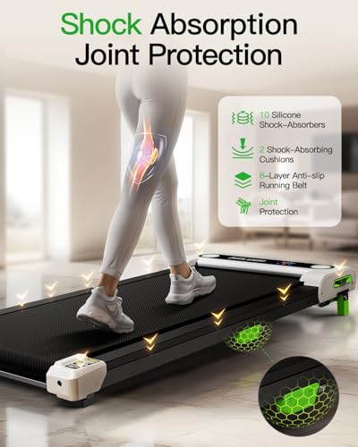 2.5 HP Under Desk Treadmill with Remote Control and LED Display K96131