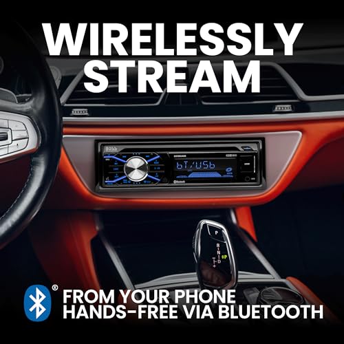 Single Din Bluetooth Car Stereo with 6.5 Inch 2 Way Speakers P595