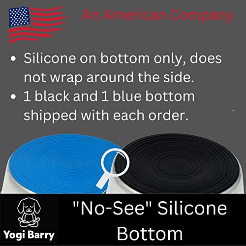 Stainless Steel Dog Bowl Set of 2 with Silicone Non-Skid Base Z504382