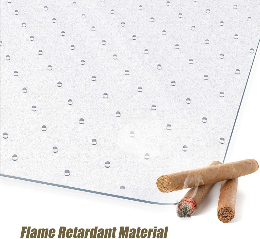 Transparent 30 X 48 with Lip Chair Mat for Carpets Y651831