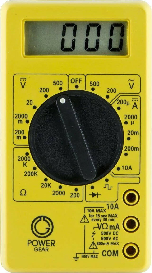17 Range 6-Function Non-Recording Digital Multimeter O249