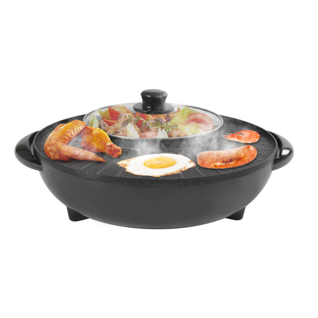 Portable Circular Hotpot Grill Combo Nonstick L17624