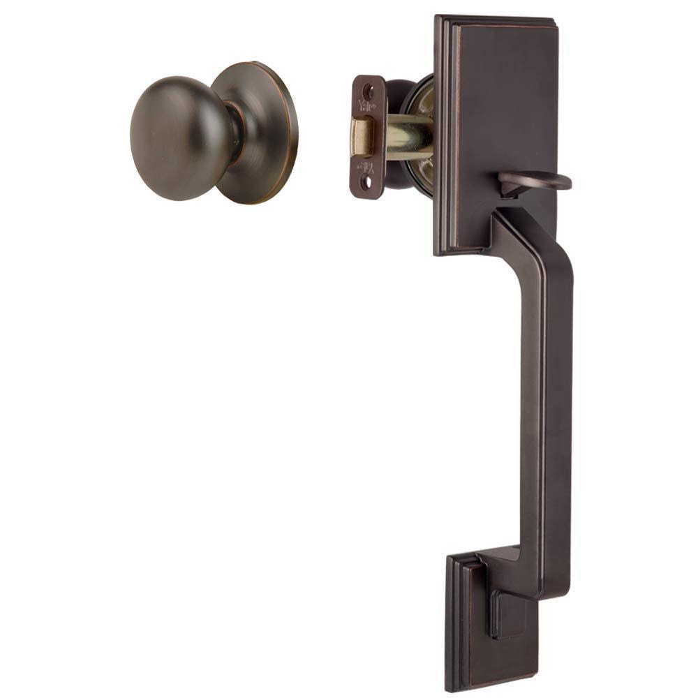 Oil-Rubbed Bronze Passage Handleset with Knob G85431