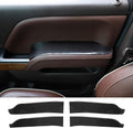 ABS Carbon Fiber Interior Door Handle Trim Cover 4 pcs X819870